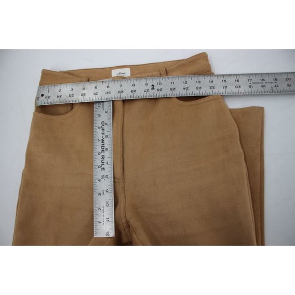 Aritzia‎ wilfred vegan suede pants Women’s 6 Melina Faux Suede high waisted - Picture 5 of 10